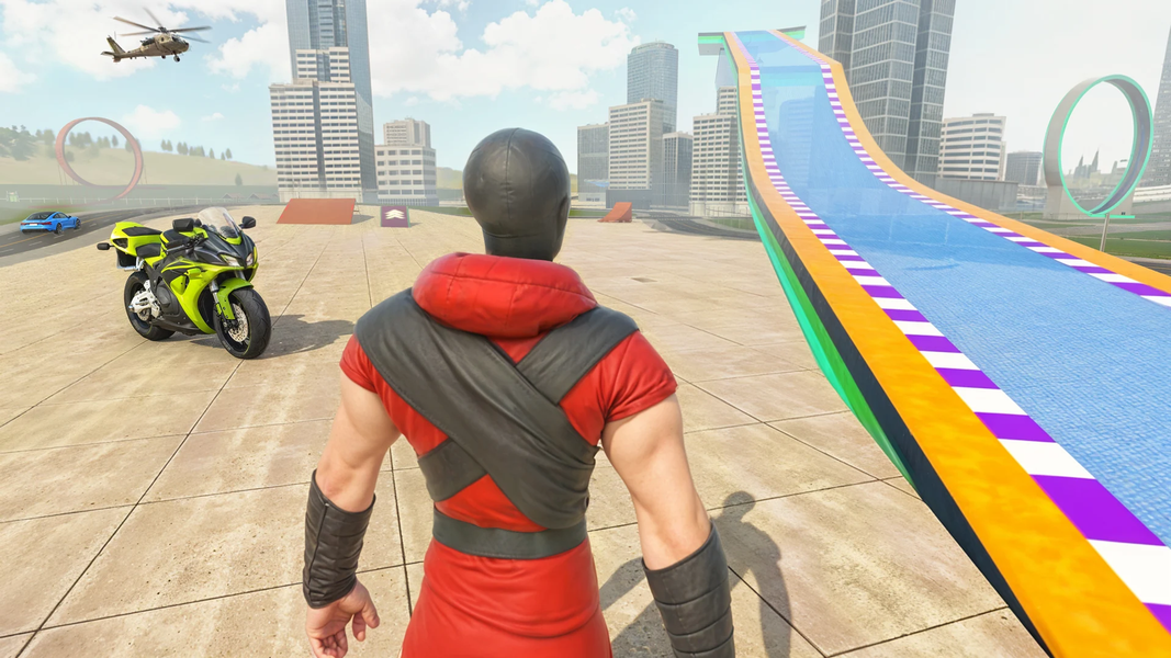 Ninja Rope Hero Escape - عکس بازی موبایلی اندروید