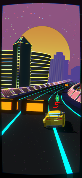 Hyper Racing: Retro Speed 3D - Gameplay image of android game