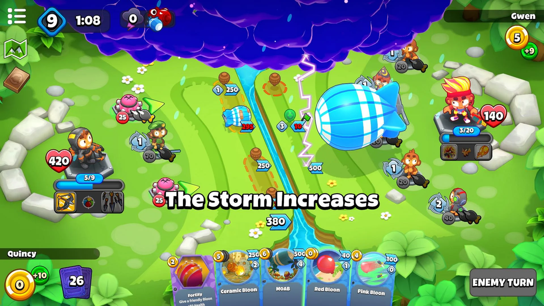 Bloons Card Storm - عکس بازی موبایلی اندروید