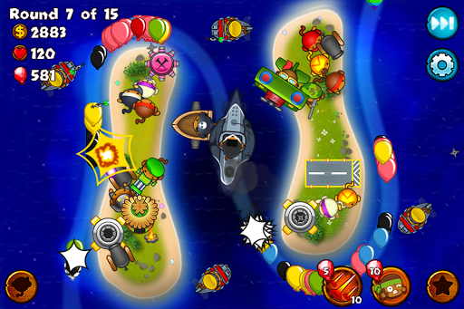 Bloons Monkey City - Gameplay image of android game