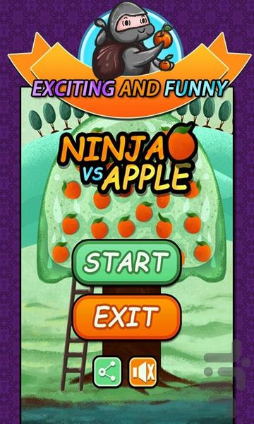 Ninja VS Apple - Gameplay image of android game