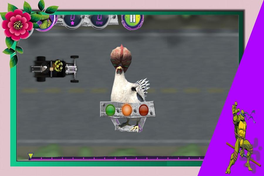 بازی ماشینی لاکپشت های نینجا - Gameplay image of android game