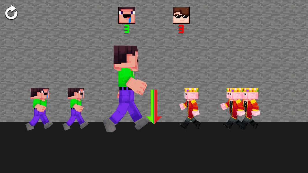 Noob Fighter ۳D: War Sandbox - عکس بازی موبایلی اندروید