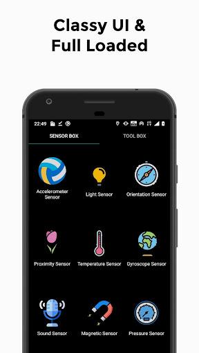 Sensor Box for Android Sensors - عکس برنامه موبایلی اندروید