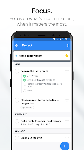 Nirvana for GTD - عکس برنامه موبایلی اندروید