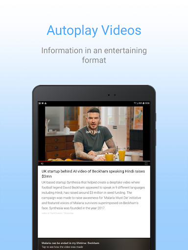 Inshorts - News in 60 words - Image screenshot of android app