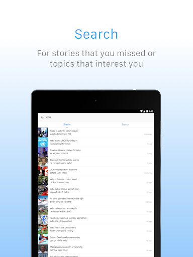 Inshorts - News in 60 words - Image screenshot of android app