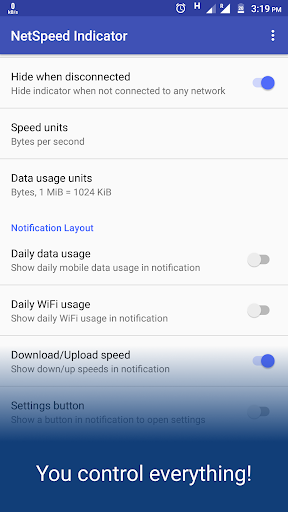 NetSpeed Indicator - Image screenshot of android app