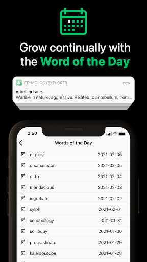 Etymology Explorer - Image screenshot of android app