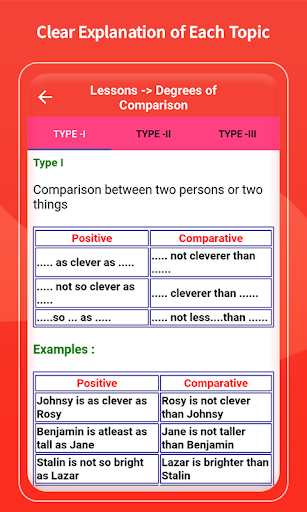 English Grammar Book - عکس برنامه موبایلی اندروید