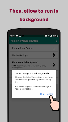 Assistive Volume Button - عکس برنامه موبایلی اندروید