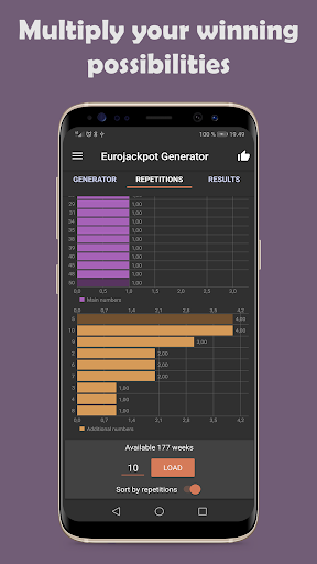Eurojackpot Generator - عکس برنامه موبایلی اندروید
