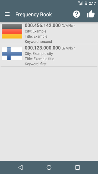 Frequency Book - Image screenshot of android app