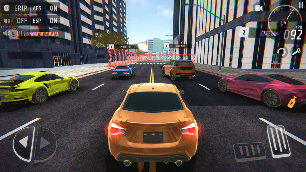 Nitro Speed car racing games - Gameplay image of android game