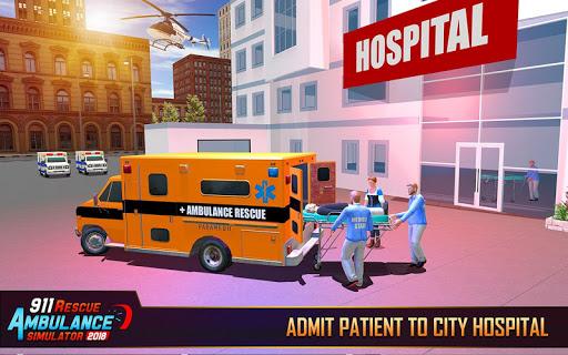 911 Ambulance Rescue City Sim - عکس بازی موبایلی اندروید