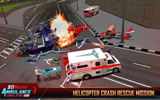 ۹۱۱ Ambulance Rescue City Sim - عکس بازی موبایلی اندروید