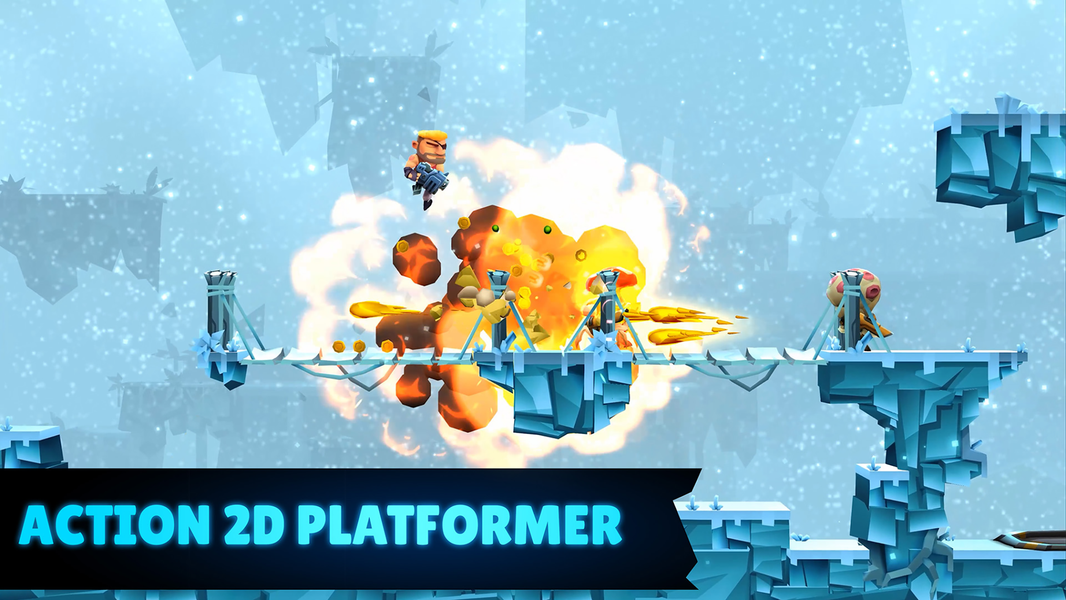 Autogun Heroes: Run and Gun - Gameplay image of android game