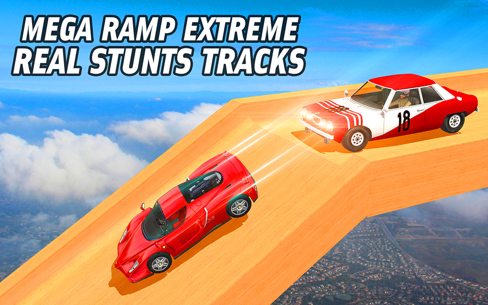 Mega Ramp Car Stunts Master ۳D - عکس بازی موبایلی اندروید