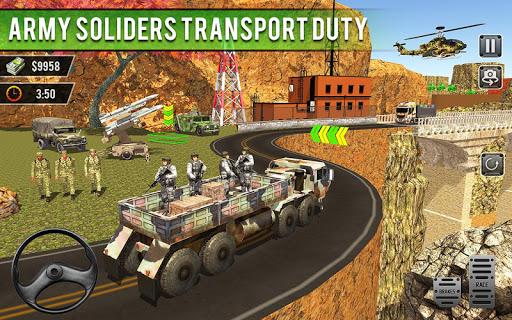 US Army Truck Driver Sim ۳D - عکس بازی موبایلی اندروید