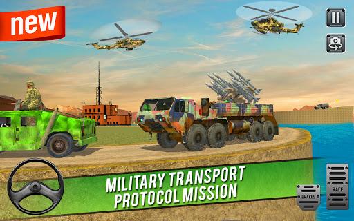 US Army Truck Driver Sim 3D - عکس بازی موبایلی اندروید