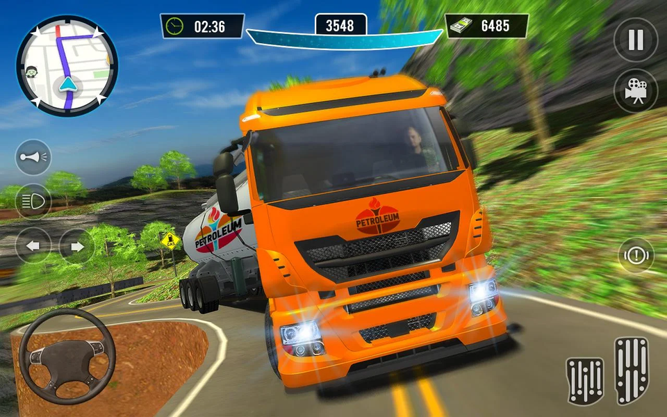 Oil Tanker Truck Games Driving - عکس بازی موبایلی اندروید