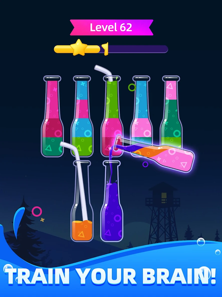 Water Sort: Offline Color Game - Gameplay image of android game