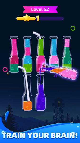 Water Sort: Offline Color Game - Gameplay image of android game