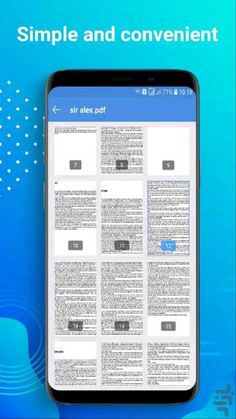 پی دی اف خوان pdf+پیشرفته - عکس برنامه موبایلی اندروید