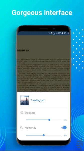 پی دی اف خوان pdf+پیشرفته - عکس برنامه موبایلی اندروید