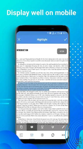 پی دی اف خوان pdf+پیشرفته - عکس برنامه موبایلی اندروید