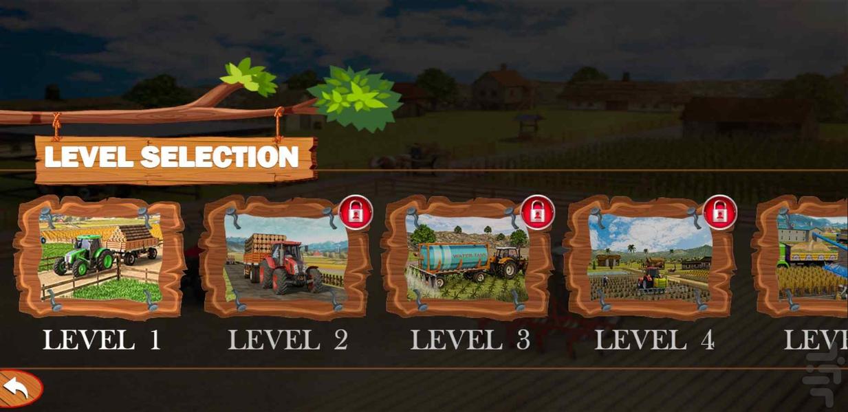 بازی ماشین تراکتور I بازی مزرعه داری - عکس بازی موبایلی اندروید