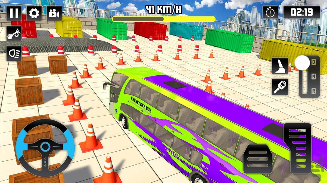 پارک اتوبوس | بازی 2024 - Gameplay image of android game