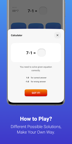 Math Puzzle & Calculation Game - Gameplay image of android game