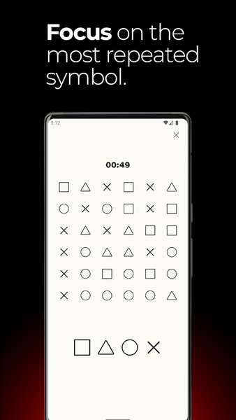 Concentration training - عکس برنامه موبایلی اندروید