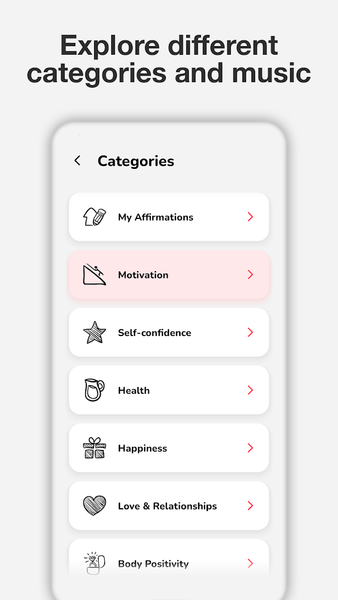 Daily Affirmations Mirror - عکس برنامه موبایلی اندروید