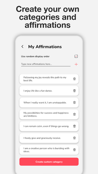 Daily Affirmations Mirror - عکس برنامه موبایلی اندروید