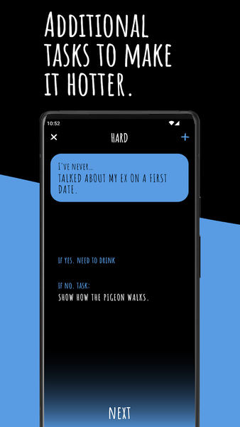Never or Ever. Party game - Image screenshot of android app
