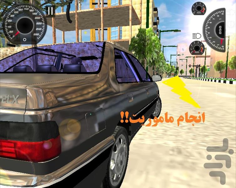 راننده پژو - Gameplay image of android game