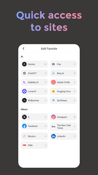 Spark · Safe & Speedy Browser - عکس برنامه موبایلی اندروید