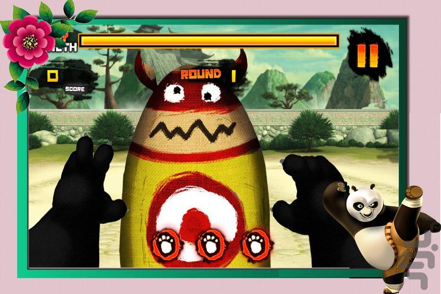 بازی پاندا کنگ فو کار - Gameplay image of android game