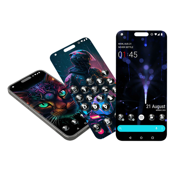 Black Icon Pack - عکس برنامه موبایلی اندروید