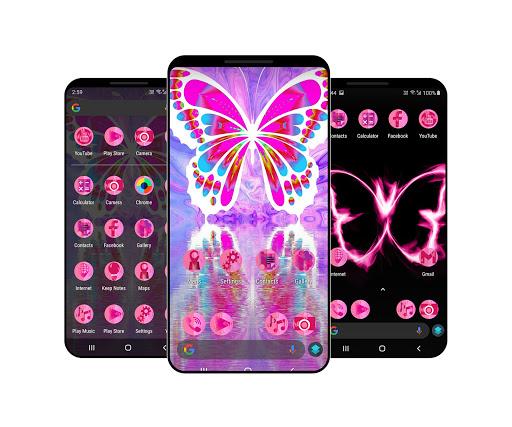 Butterfly Theme and Wallpaper - Image screenshot of android app