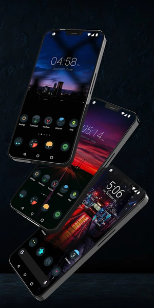Dark Icon Pack - Image screenshot of android app