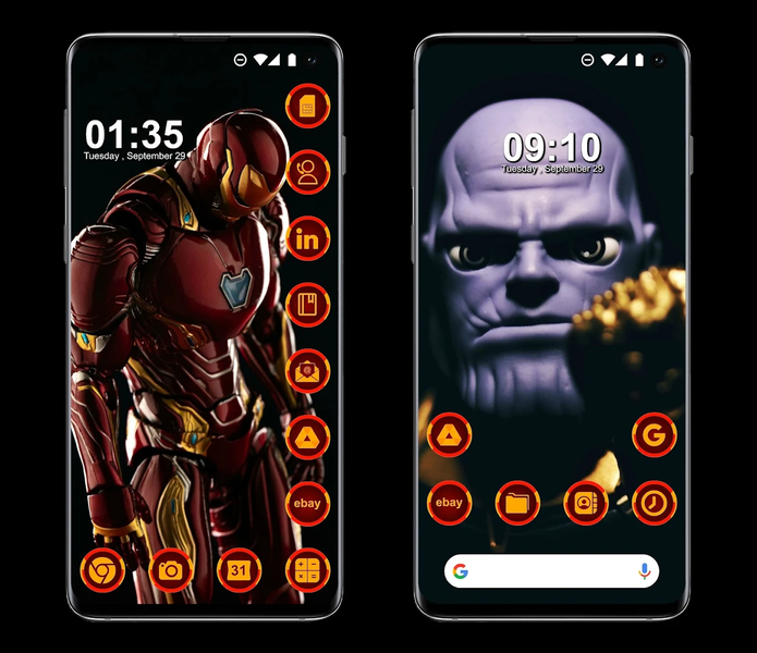 Superheroes Wallpaper & Themes - عکس برنامه موبایلی اندروید