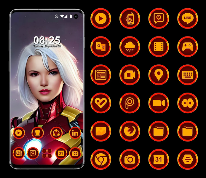 Superheroes Wallpaper & Themes - Image screenshot of android app