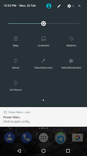 Power Menu (root) - Image screenshot of android app