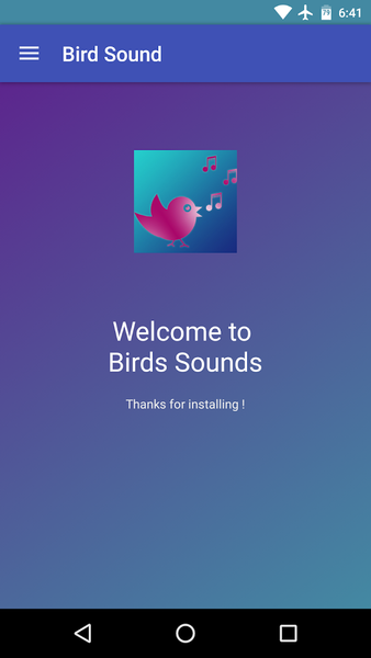 Birds Sounds - عکس برنامه موبایلی اندروید