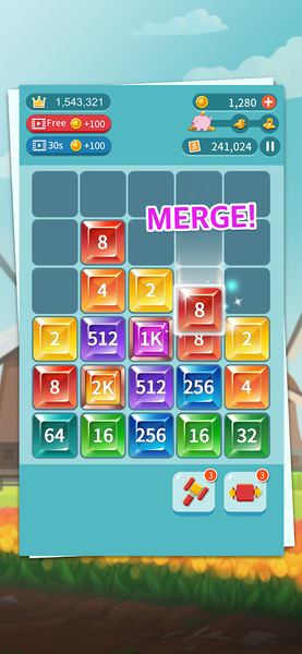 Jewel Number Mania: Merge Game - عکس بازی موبایلی اندروید