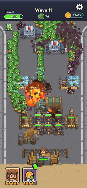 Zombie Fortress: Trap Defense - Gameplay image of android game