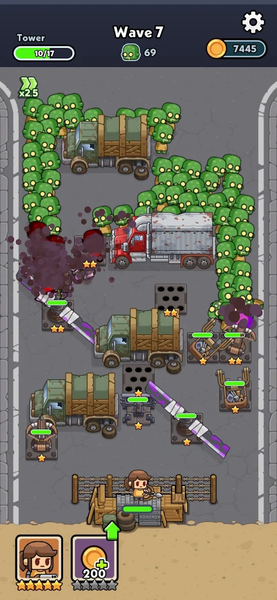 Zombie Fortress: Trap Defense - Gameplay image of android game